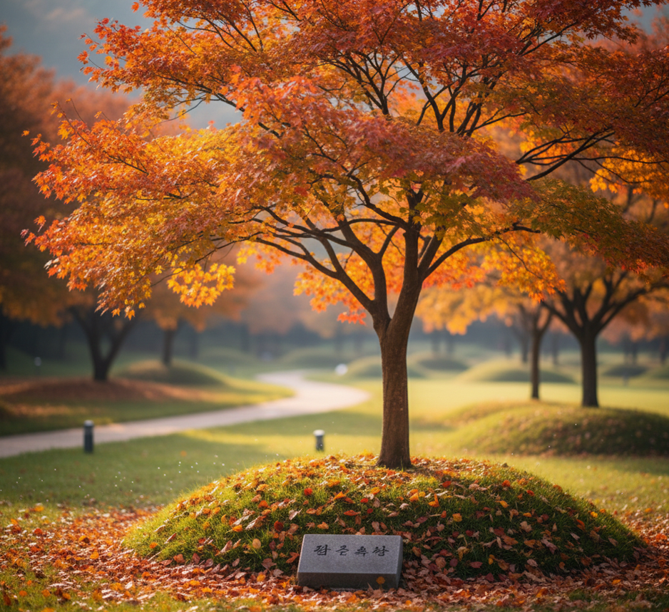 수목장 관리 현장