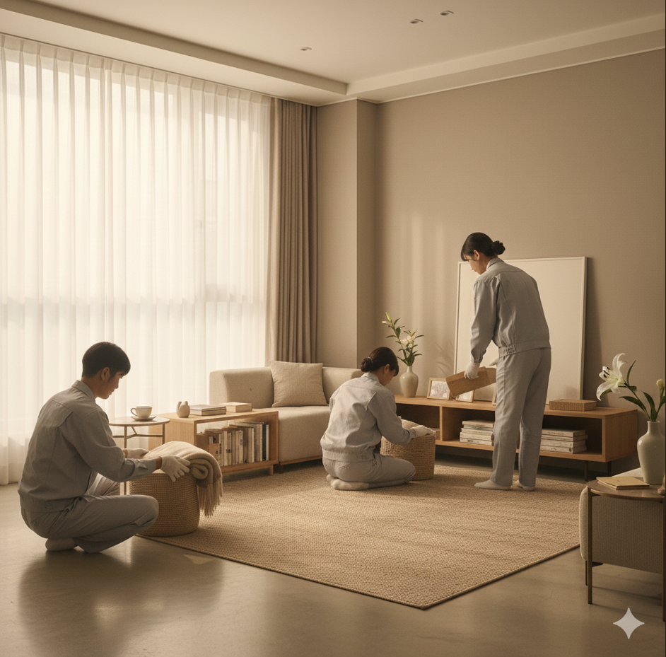 공간 정리 작업